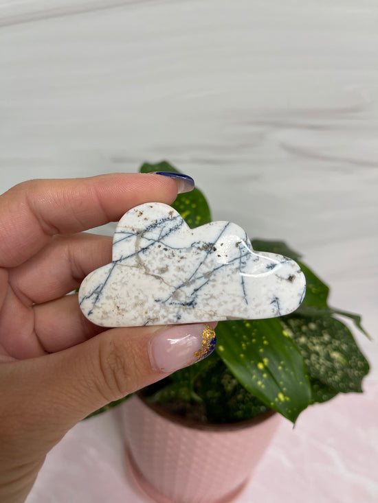 Clearance - Dendritic white agate clouds