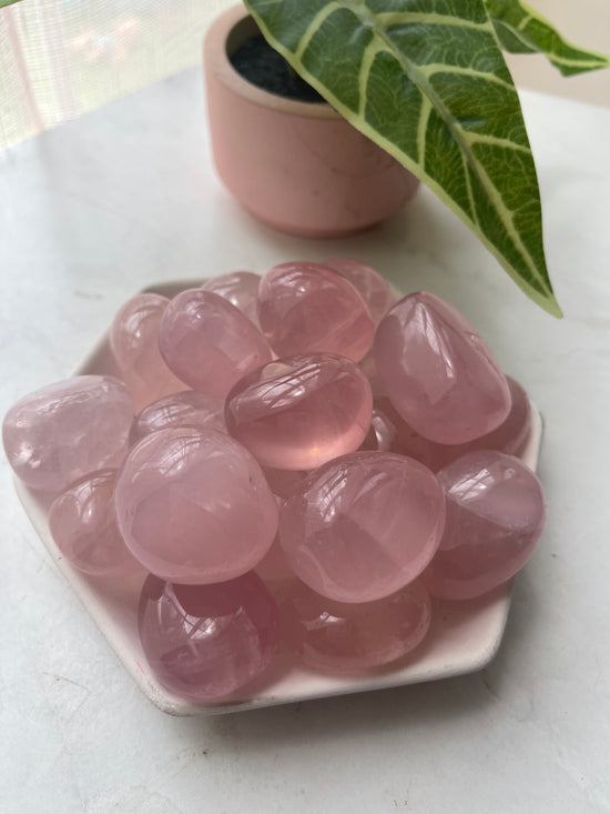 Rose Quartz Tumbles