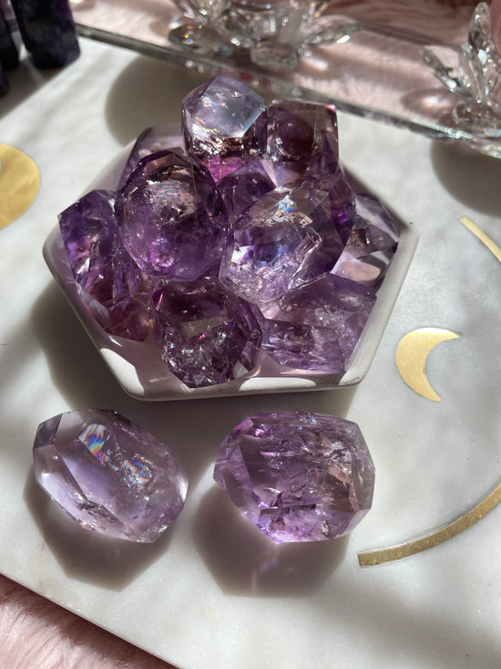 Rainbow amethyst gems